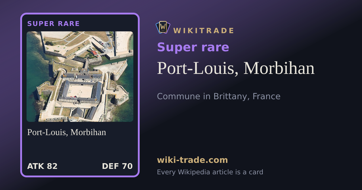 Port-Louis, Morbihan — Super rare card