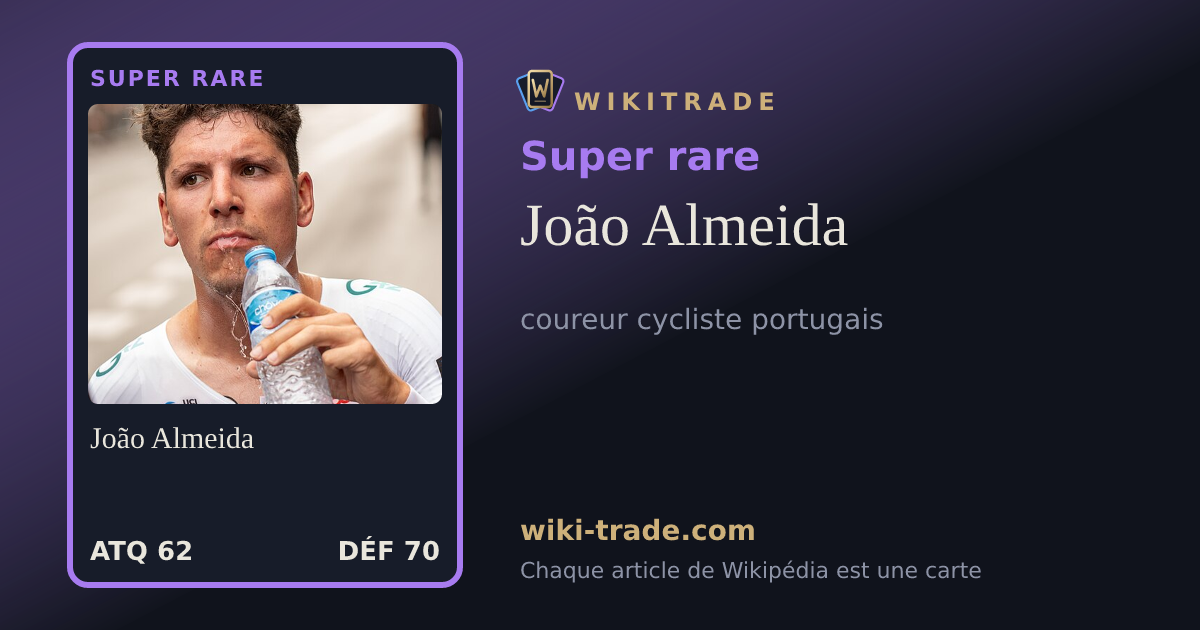 João Almeida — carte Super rare
