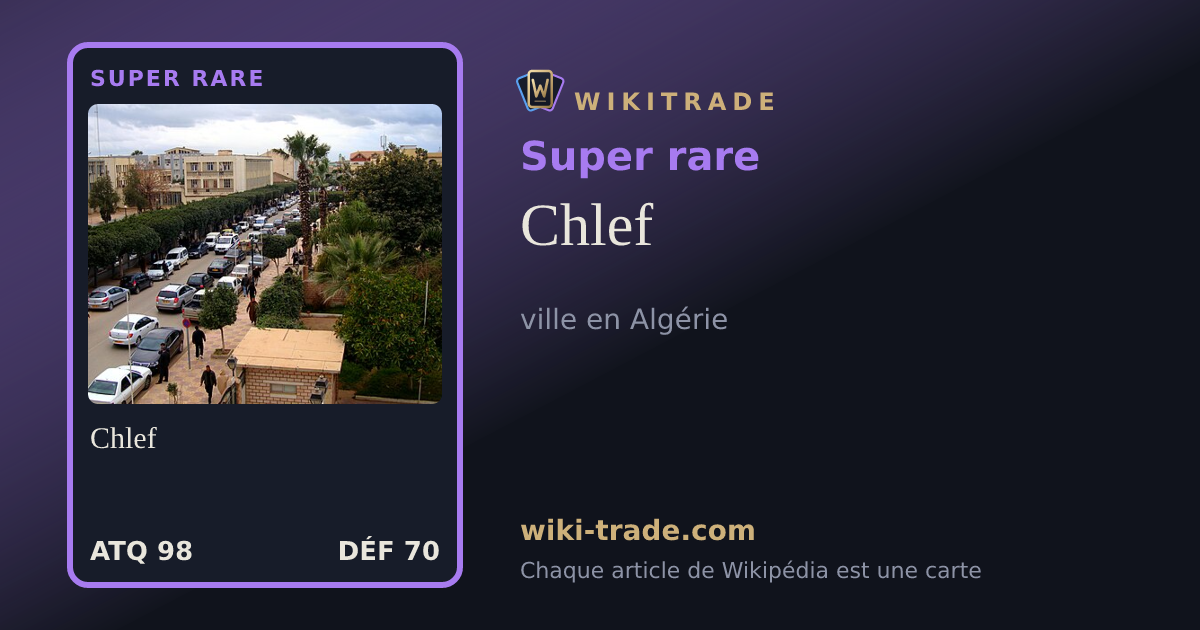 Chlef — carte Super rare