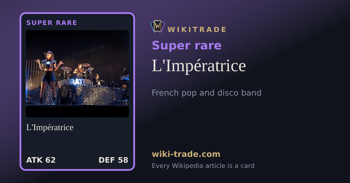 L'Impératrice — Super rare card