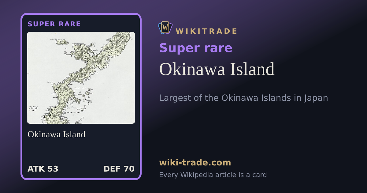 Okinawa Island — Super rare card