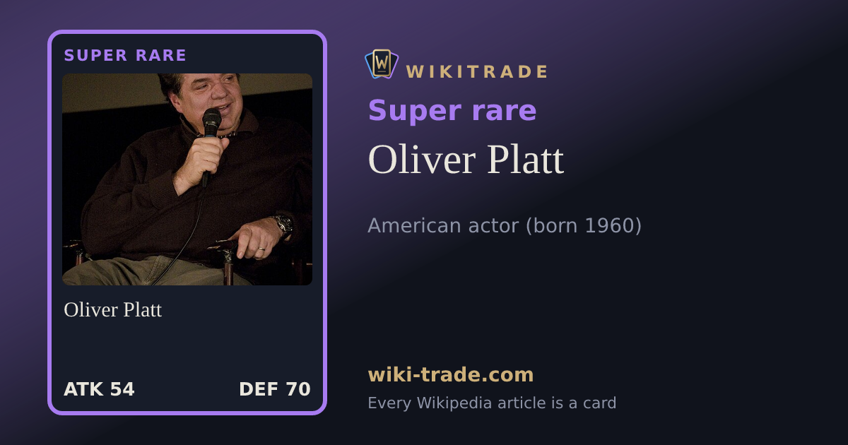 Oliver Platt — Super rare card
