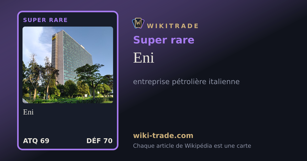 Eni — carte Super rare