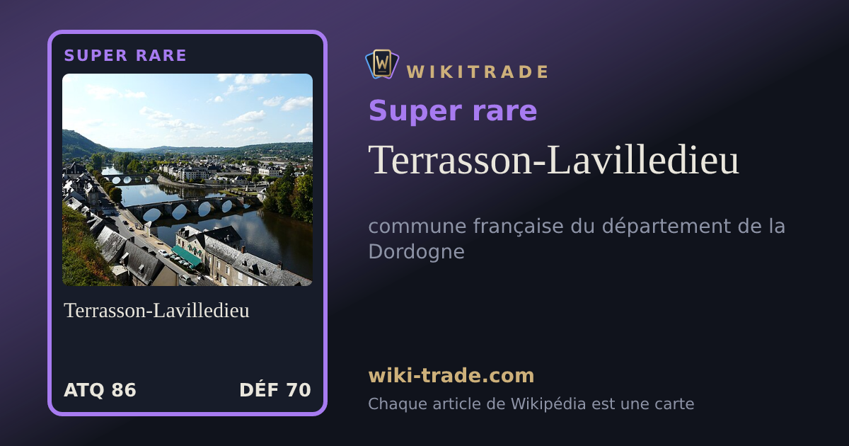 Terrasson-Lavilledieu — carte Super rare