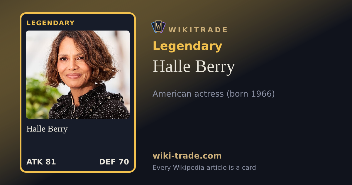 Halle Berry — Legendary card