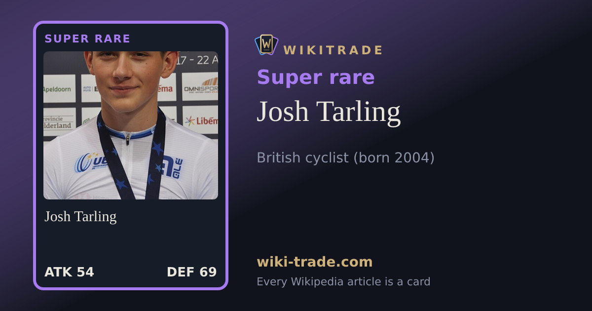 Josh Tarling — Super rare card