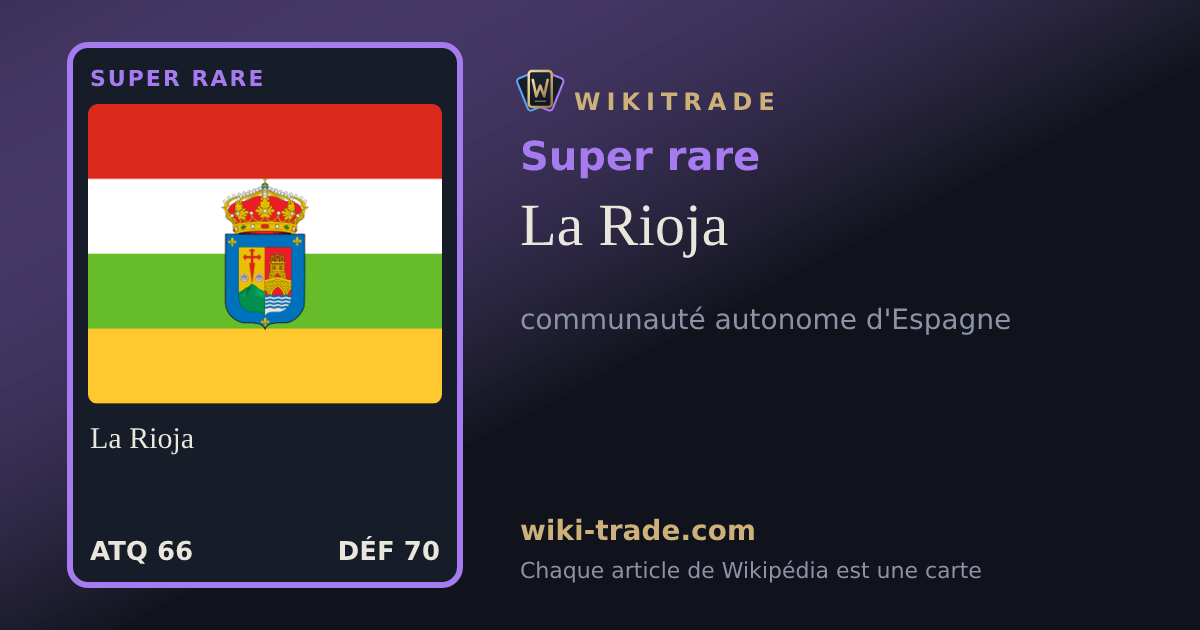 La Rioja — carte Super rare