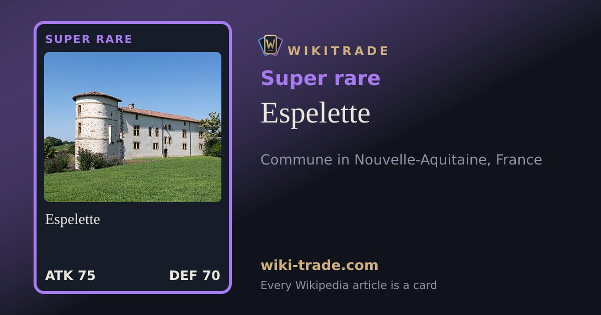 Espelette — Super rare card
