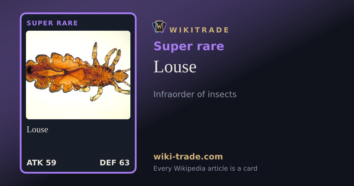 Louse — Super rare card