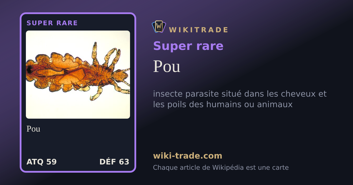 Pou — carte Super rare
