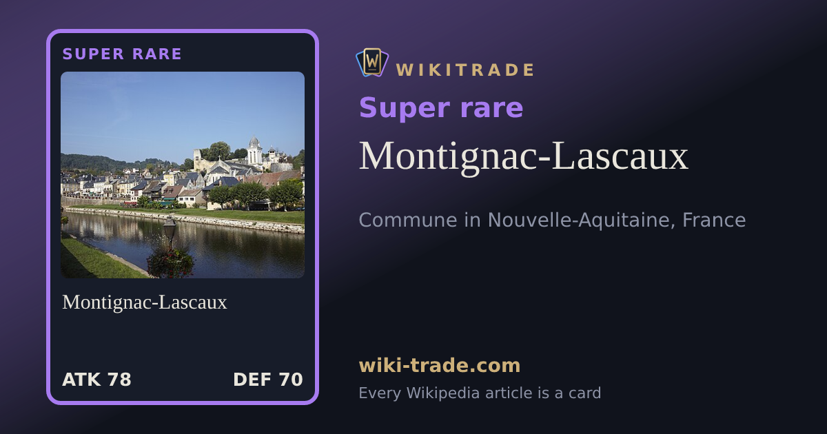 Montignac-Lascaux — Super rare card