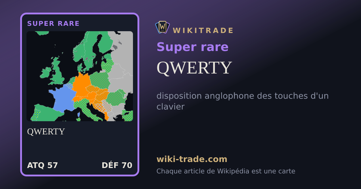 QWERTY — carte Super rare