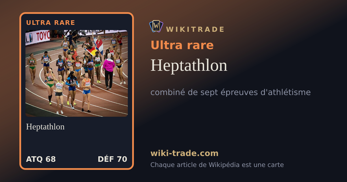 Heptathlon — carte Ultra rare