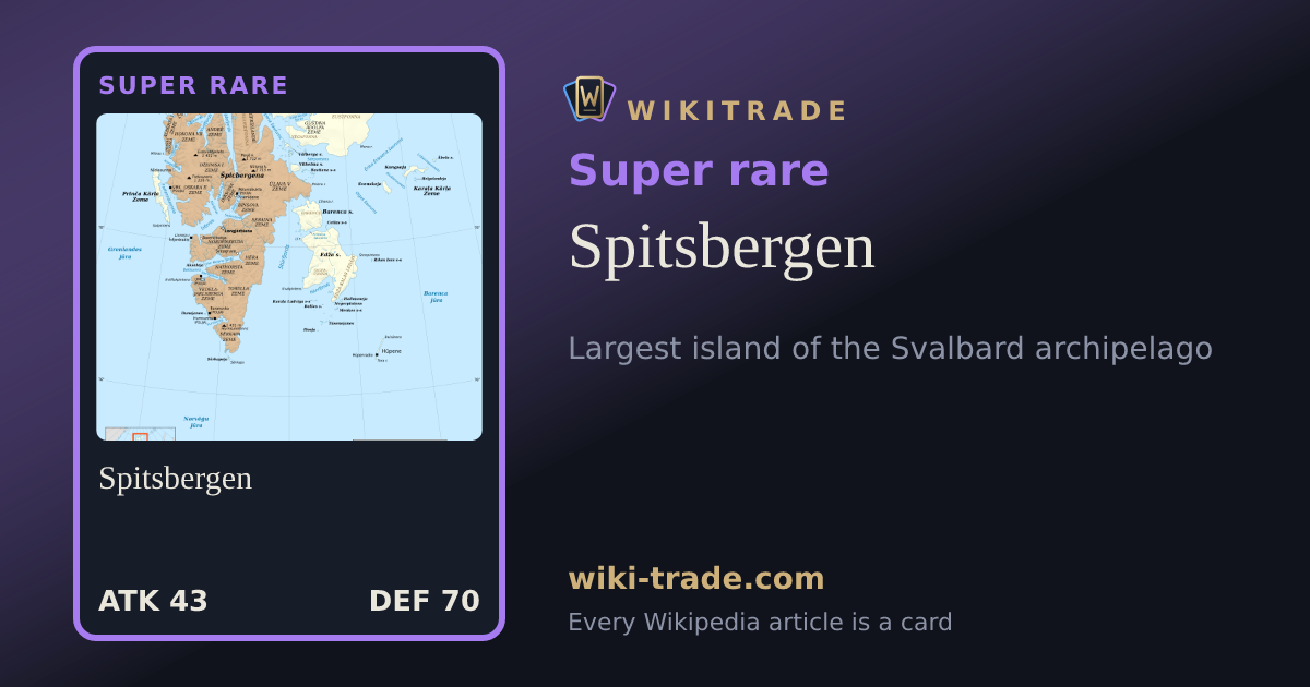 Spitsbergen — Super rare card