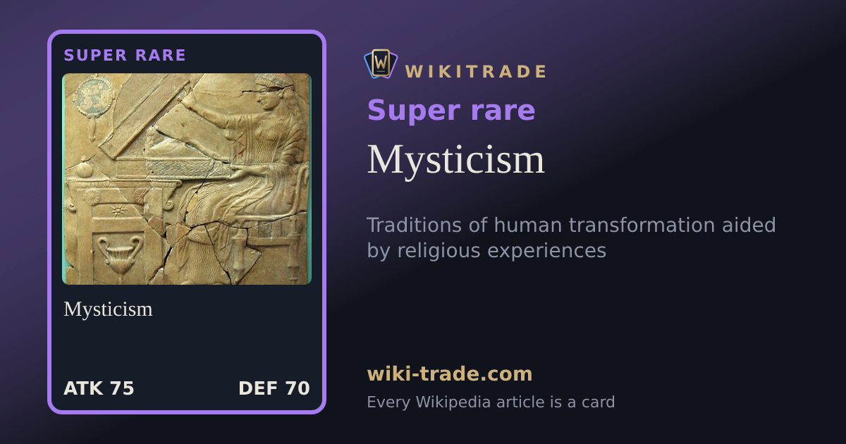Mysticism — Super rare card