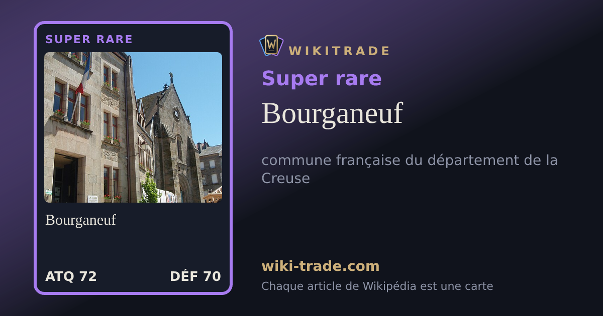 Bourganeuf — carte Super rare