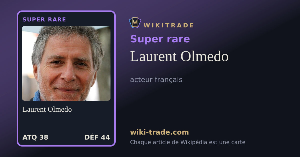 Laurent Olmedo — carte Super rare