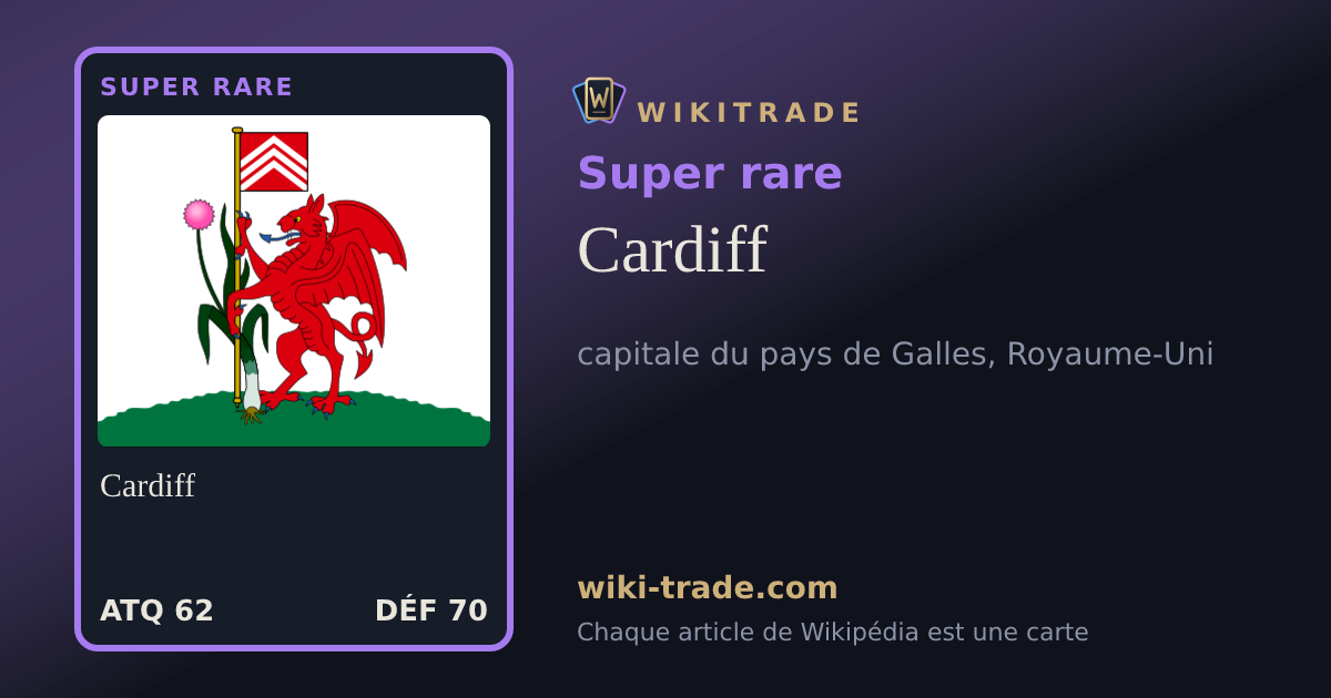Cardiff — carte Super rare