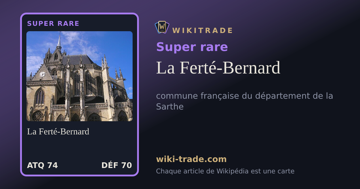La Ferté-Bernard — carte Super rare