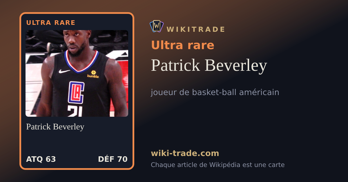 Patrick Beverley — carte Ultra rare