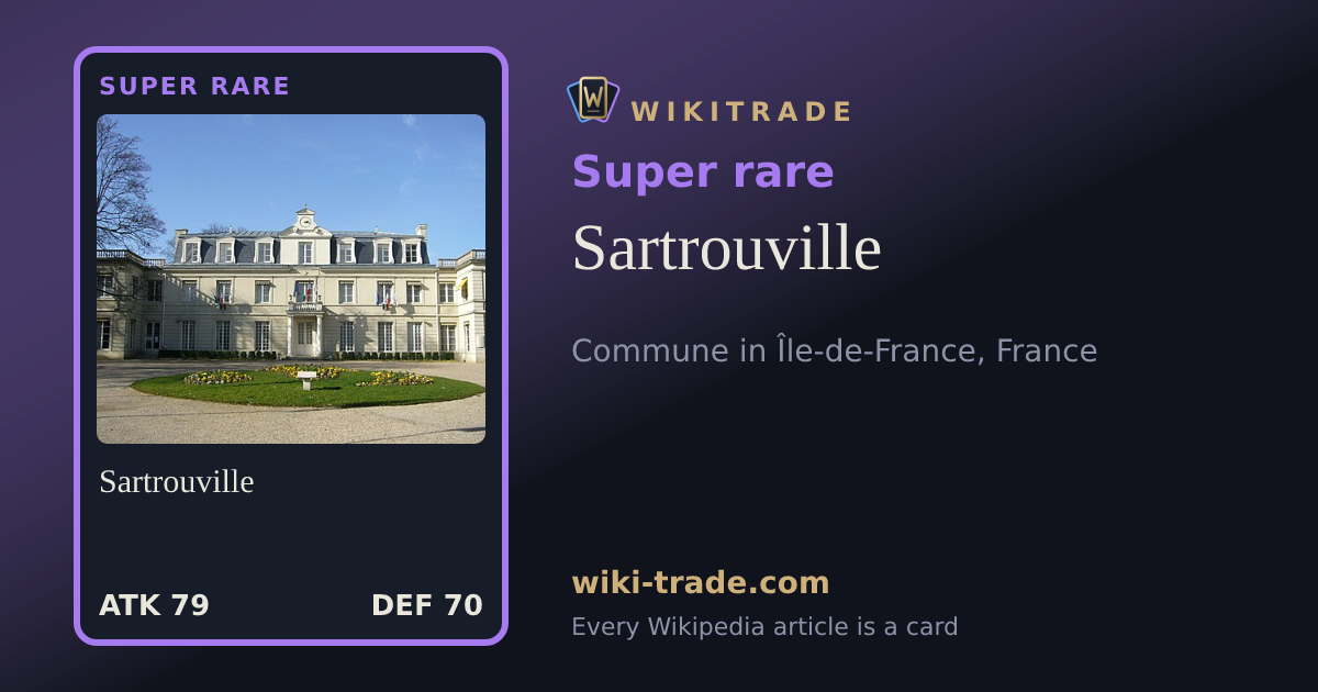 Sartrouville — Super rare card
