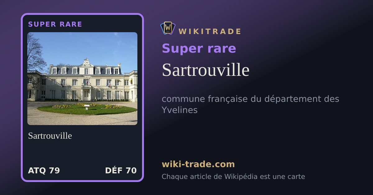 Sartrouville — carte Super rare