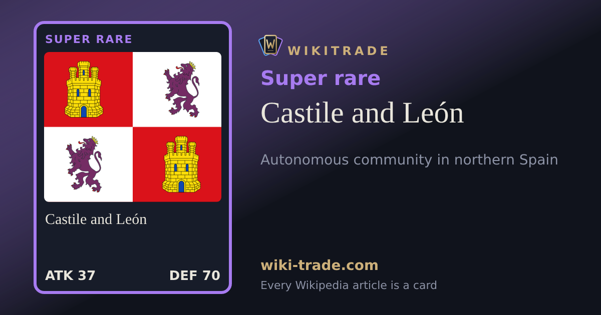 Castile and León — Super rare card