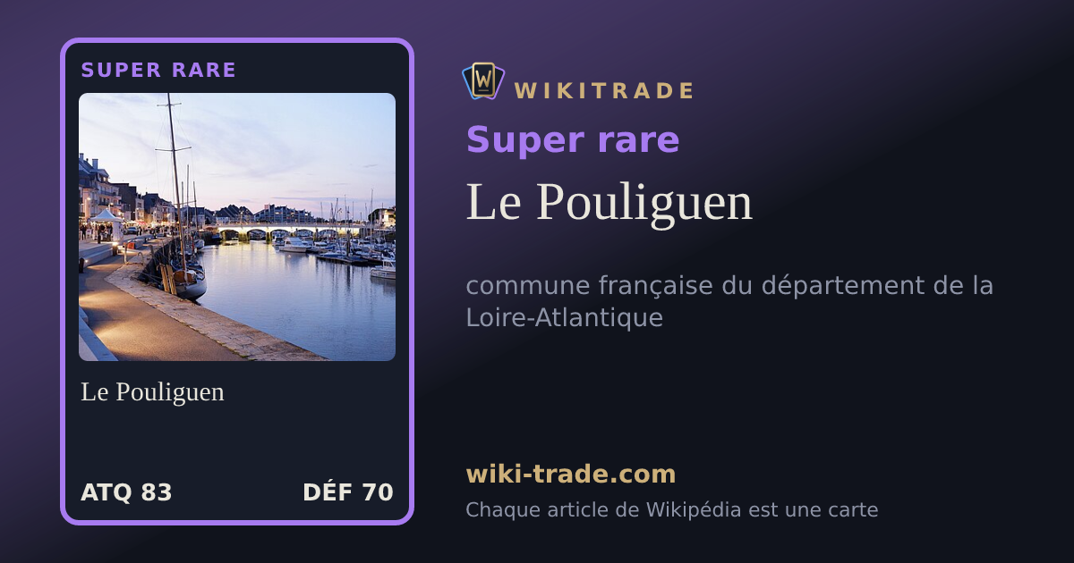Le Pouliguen — carte Super rare