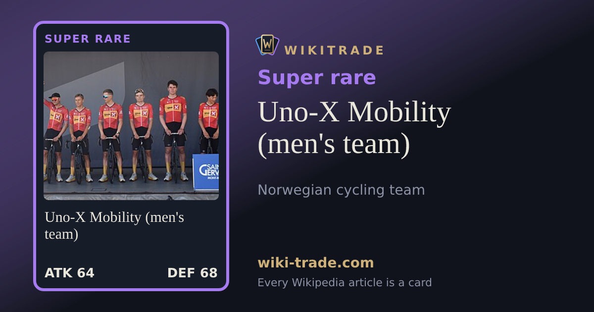 Uno-X Mobility (men's team) — Super rare card