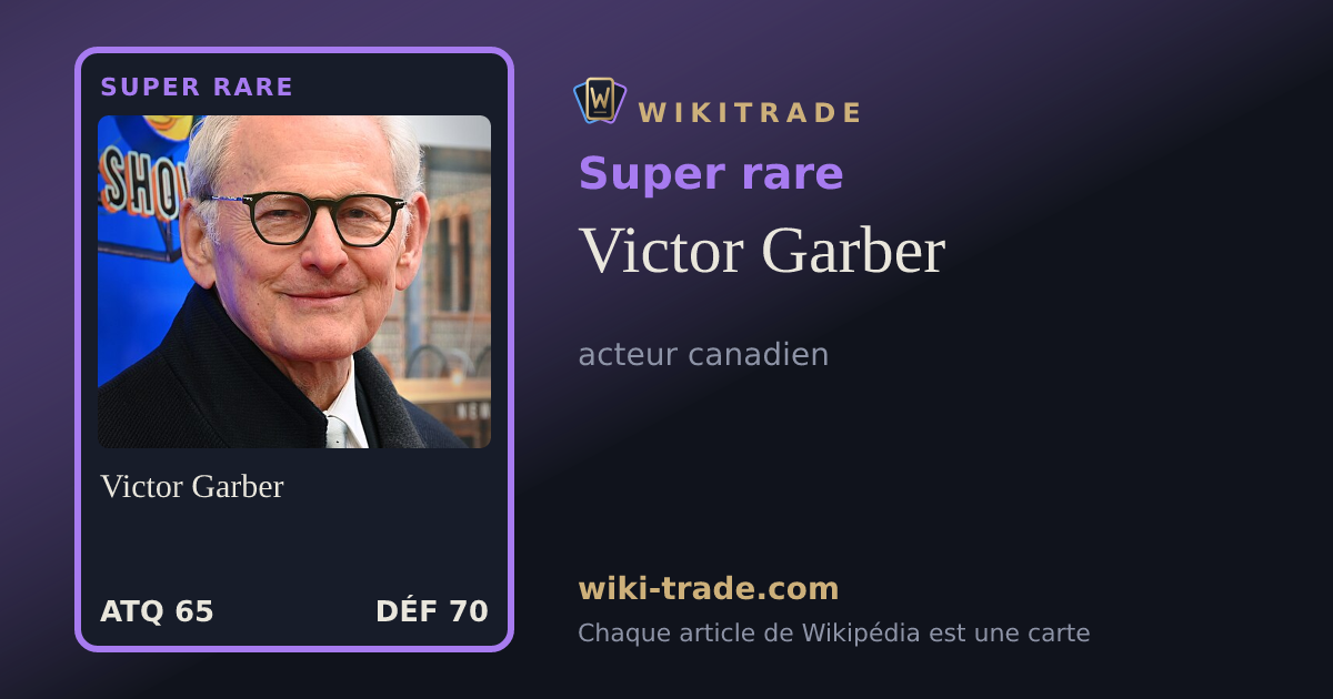 Victor Garber — carte Super rare