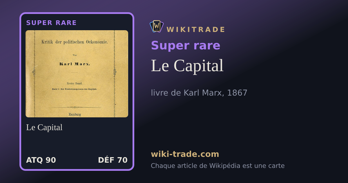 Le Capital — carte Super rare