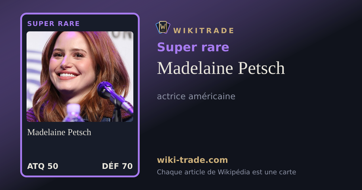 Madelaine Petsch — carte Super rare