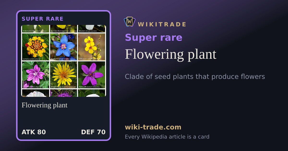 Flowering plant — Super rare card