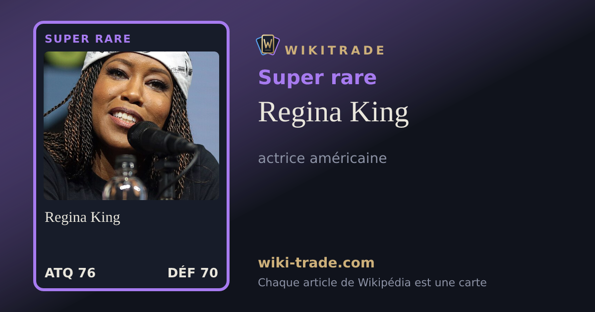 Regina King — carte Super rare