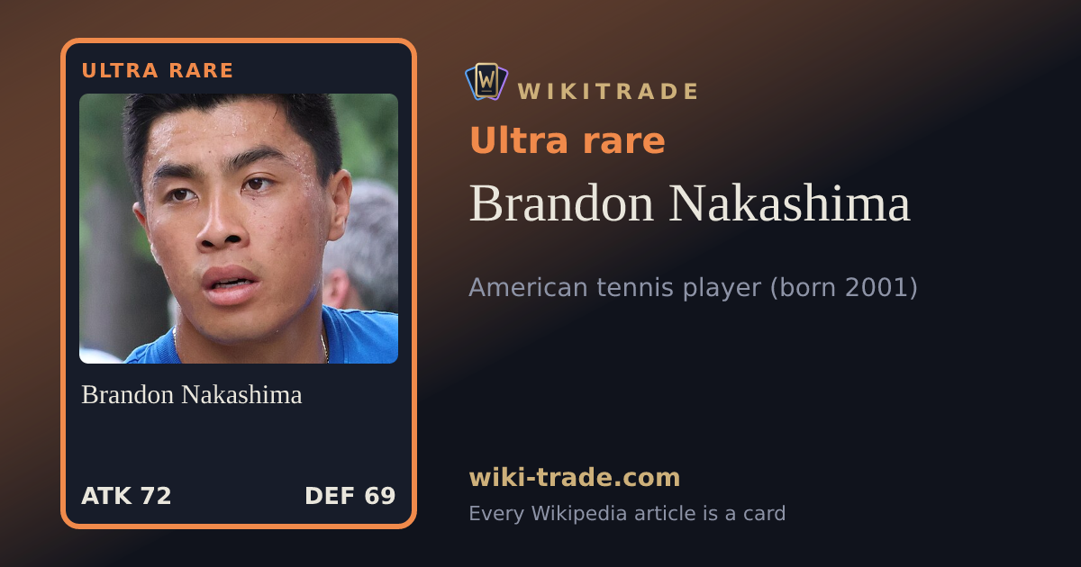 Brandon Nakashima — Ultra rare card