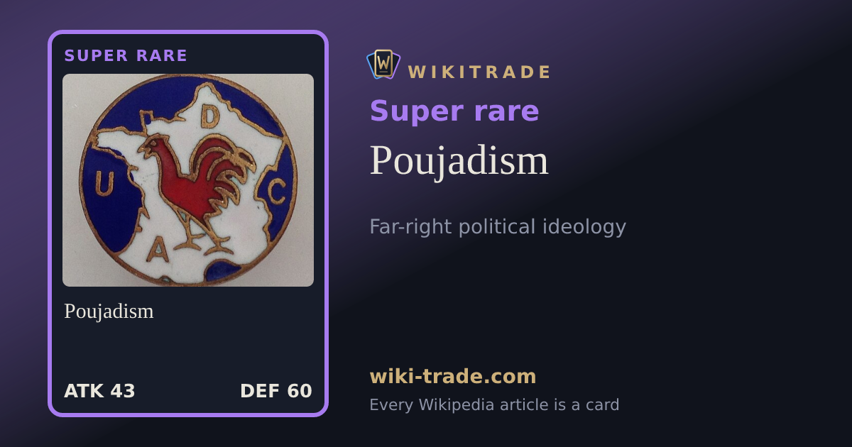 Poujadism — Super rare card