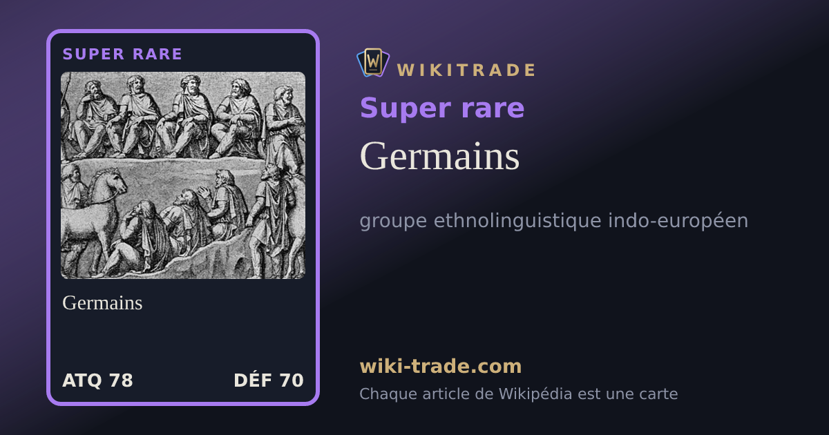 Germains — carte Super rare