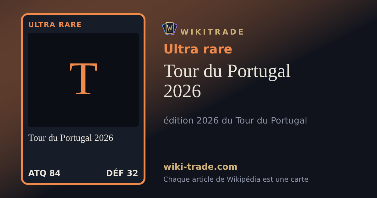 Tour du Portugal 2026 — carte Ultra rare