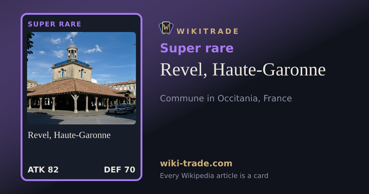Revel, Haute-Garonne — Super rare card