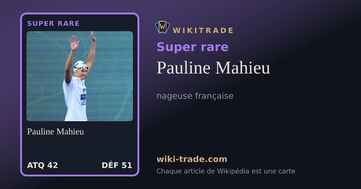 Pauline Mahieu — carte Super rare
