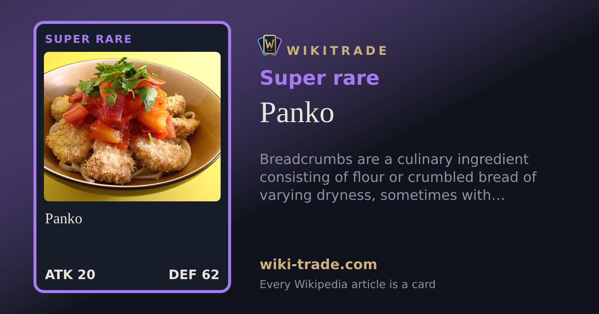 Panko — Super rare card