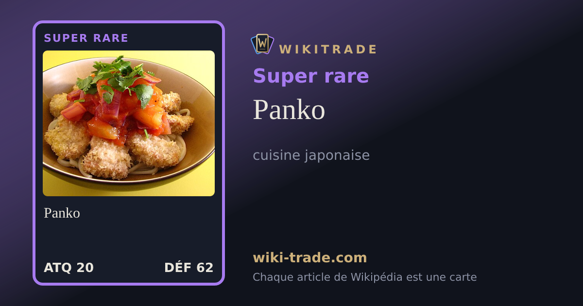 Panko — carte Super rare