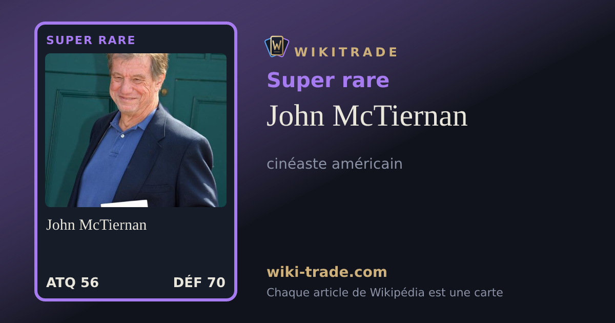 John McTiernan — carte Super rare