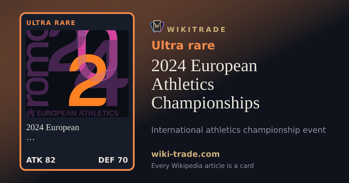 2024 European Athletics Championships — Ultra rare card