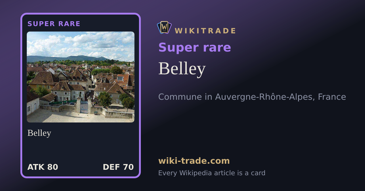 Belley — Super rare card