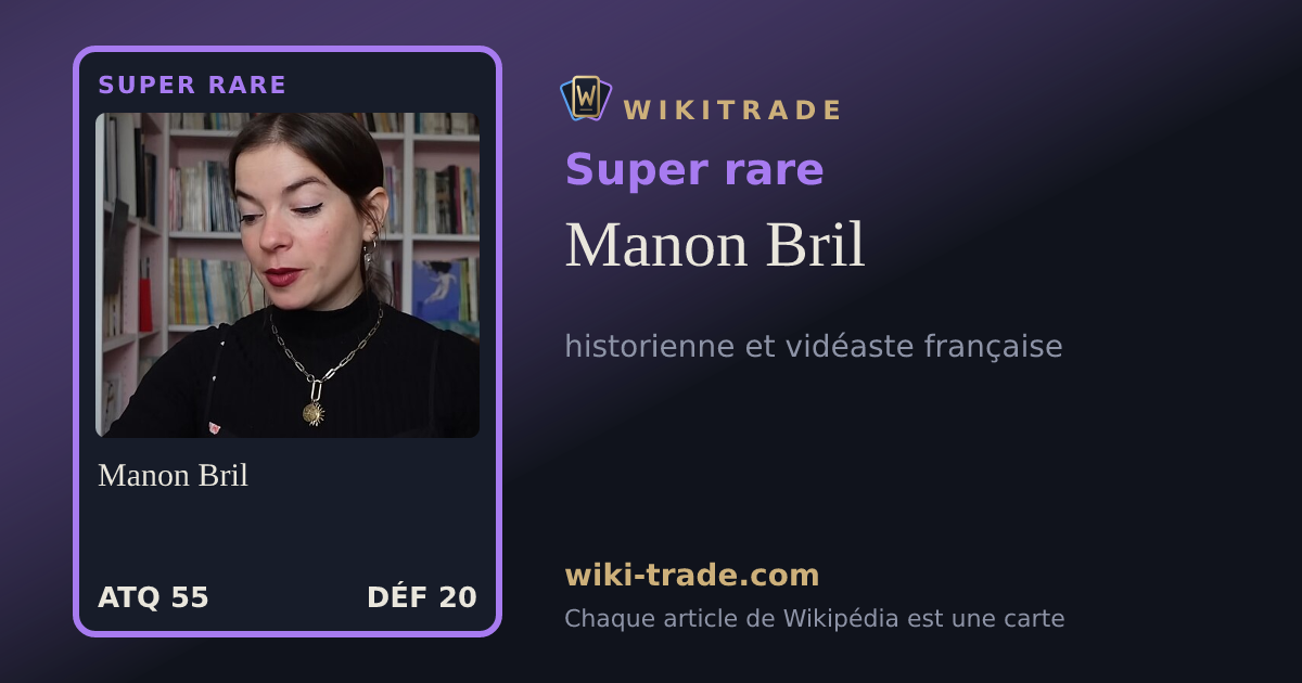 Manon Bril — carte Super rare