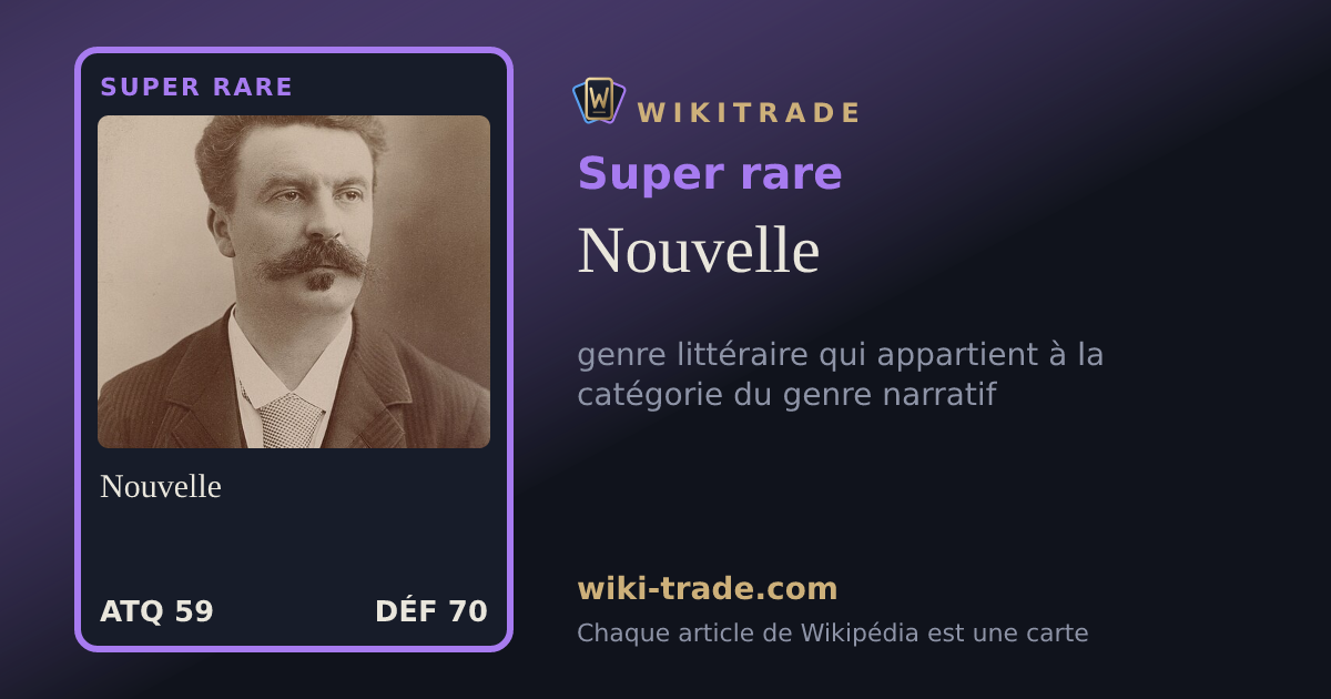 Nouvelle — carte Super rare