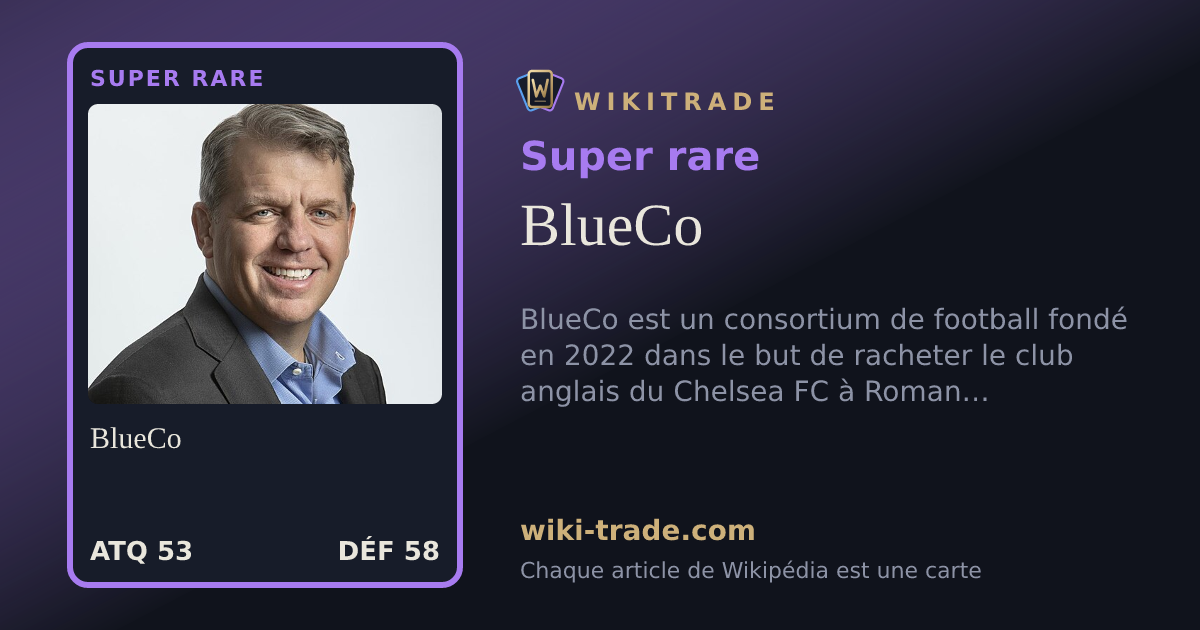 BlueCo — carte Super rare