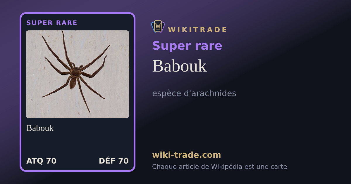 Babouk — carte Super rare