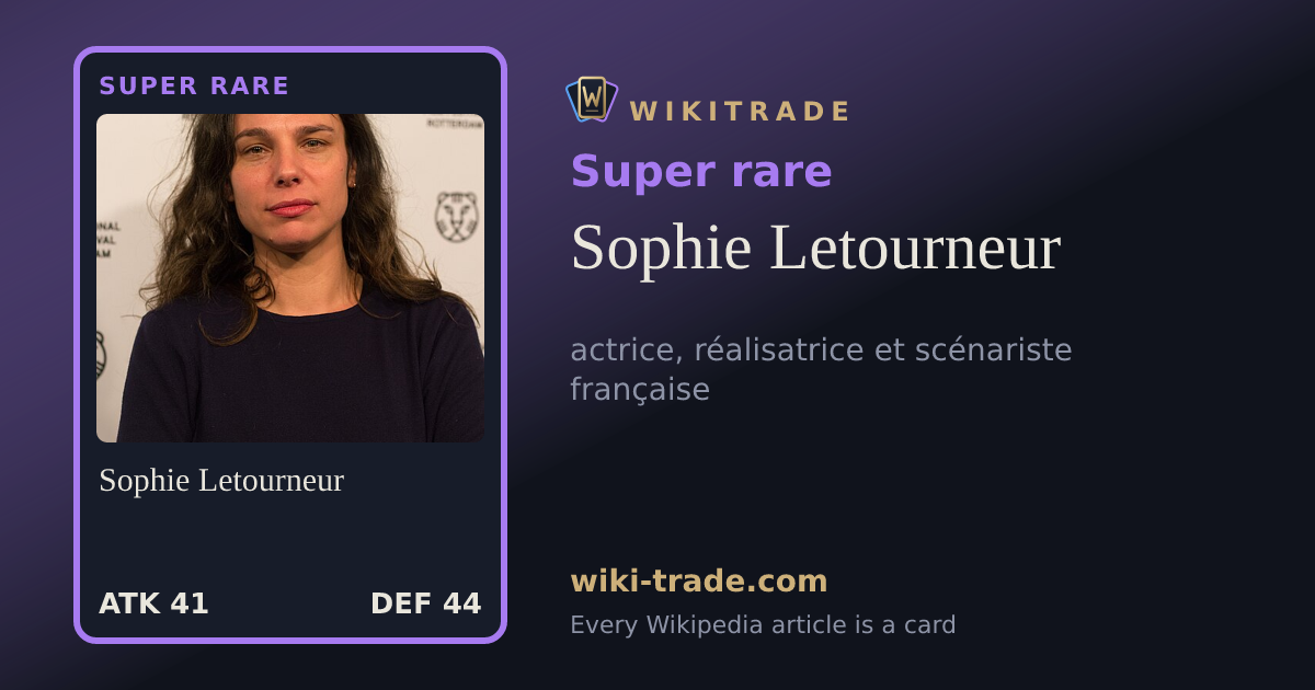 Sophie Letourneur — Super rare card
